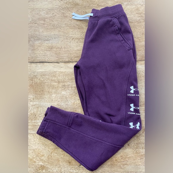 Under Armour Youth Small Cold Gear Rival‎ Fleece Drawstring Joggers - Picture 1 of 12